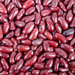 fresh and organic kidney beans